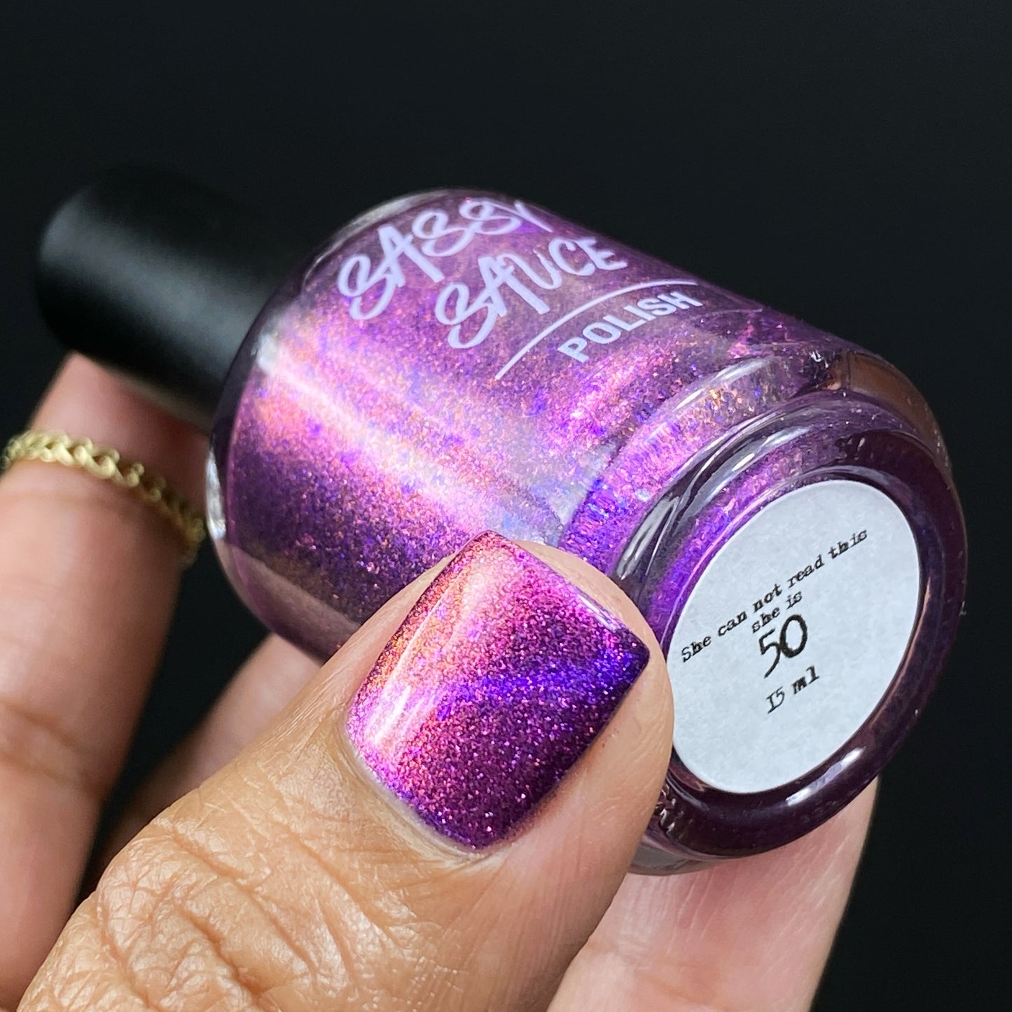 50 ( LaTannya’s birthday polish)