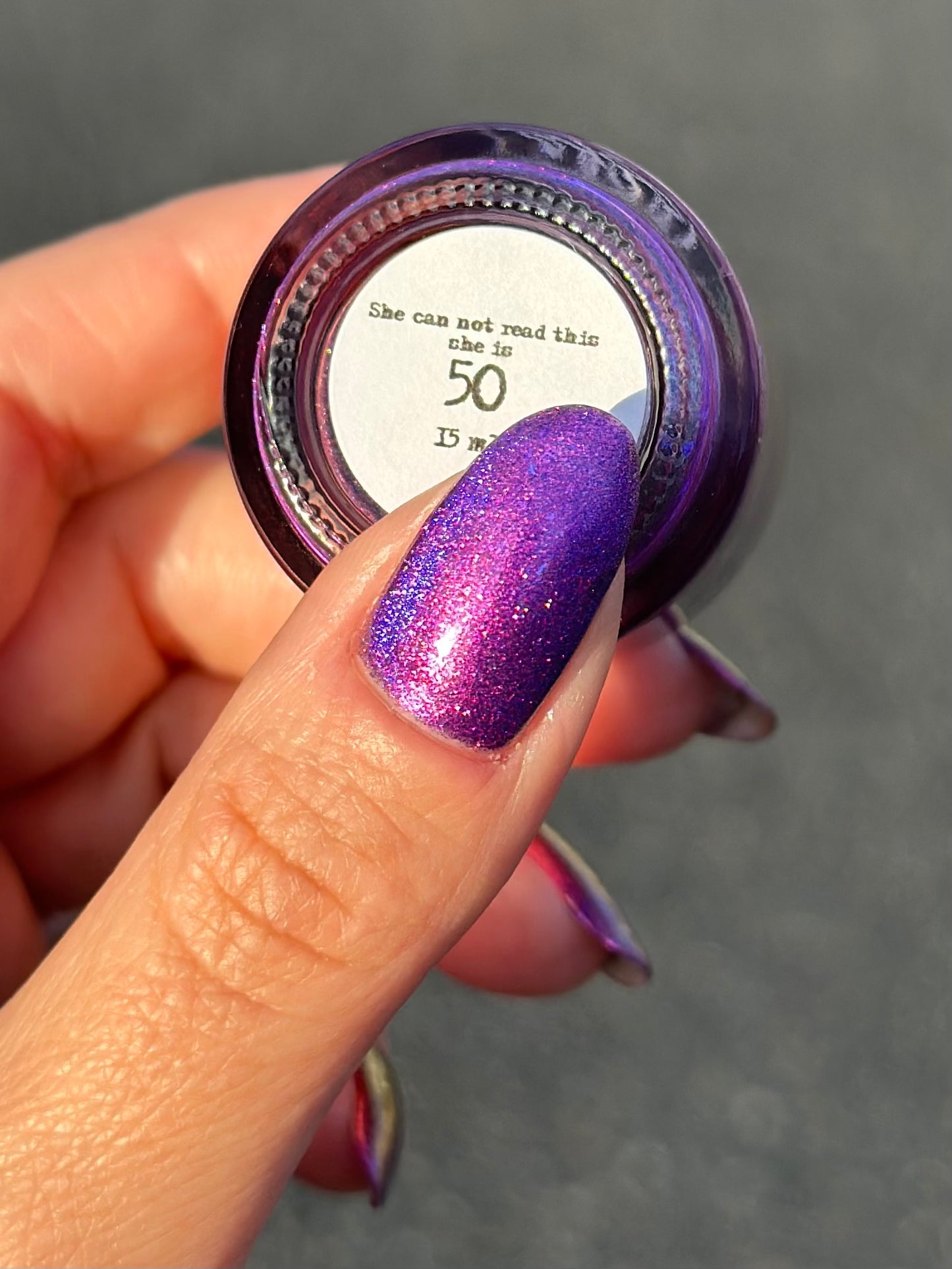 50 ( LaTannya’s birthday polish)