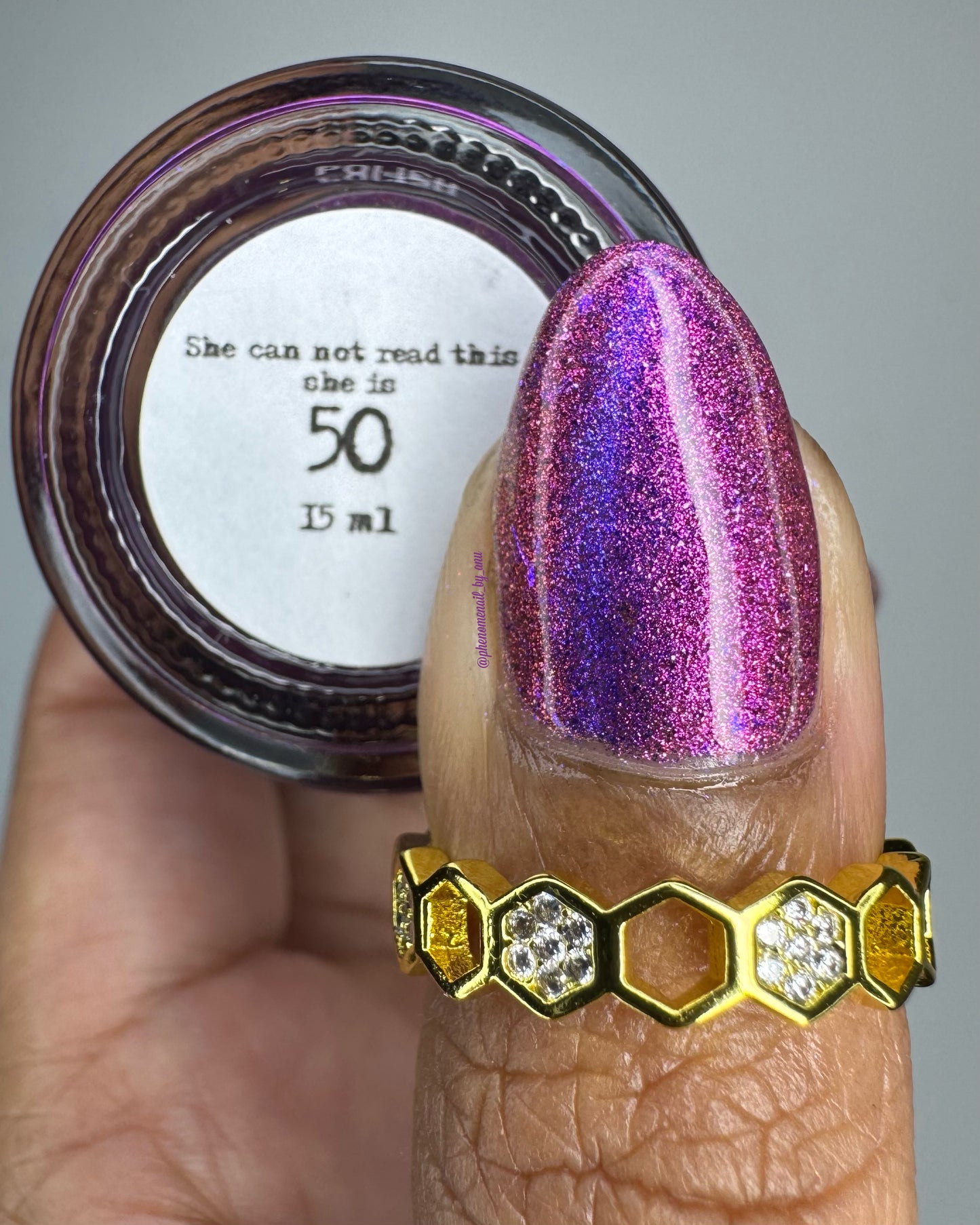 50 ( LaTannya’s birthday polish)