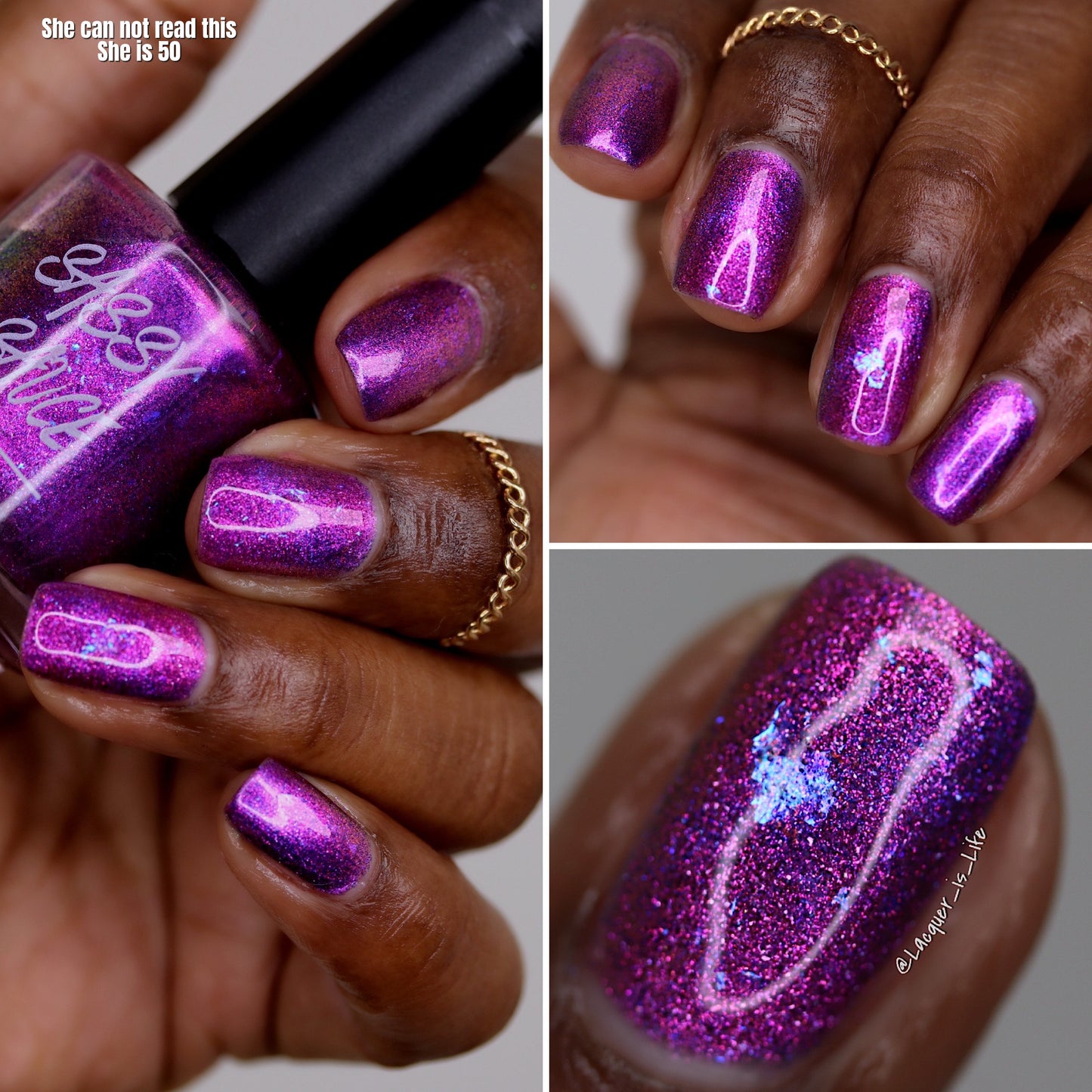 50 ( LaTannya’s birthday polish)