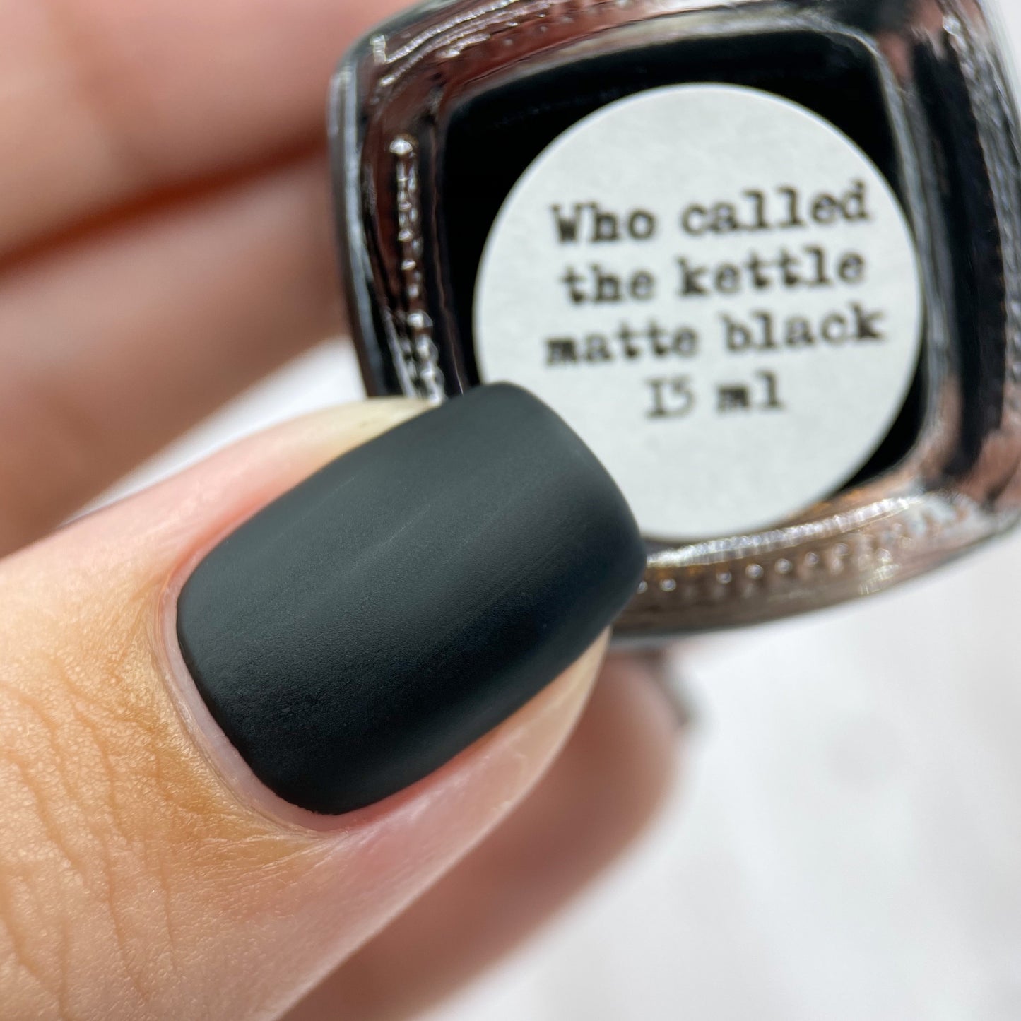 Who called the kettle matte black? - Sassy Sauce Polish