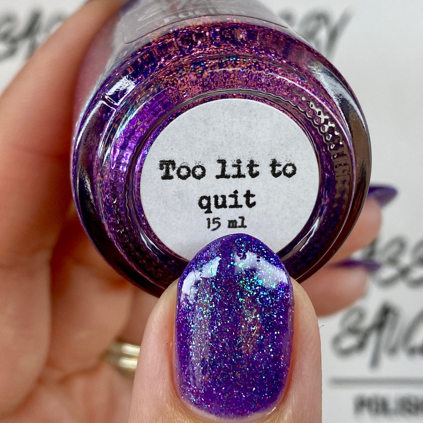 Too lit to quit