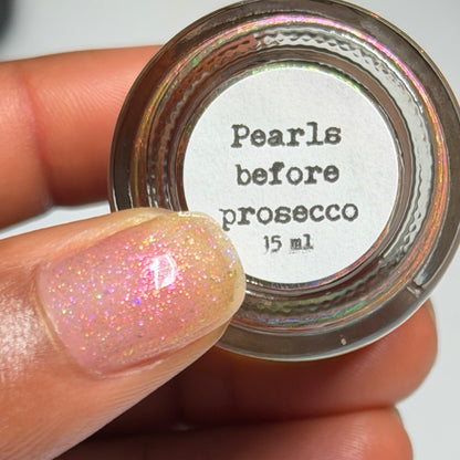 Pearls before prosecco