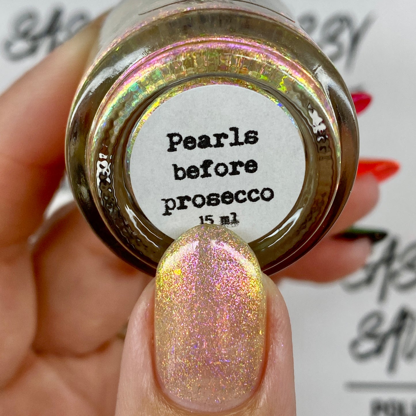 Pearls before prosecco