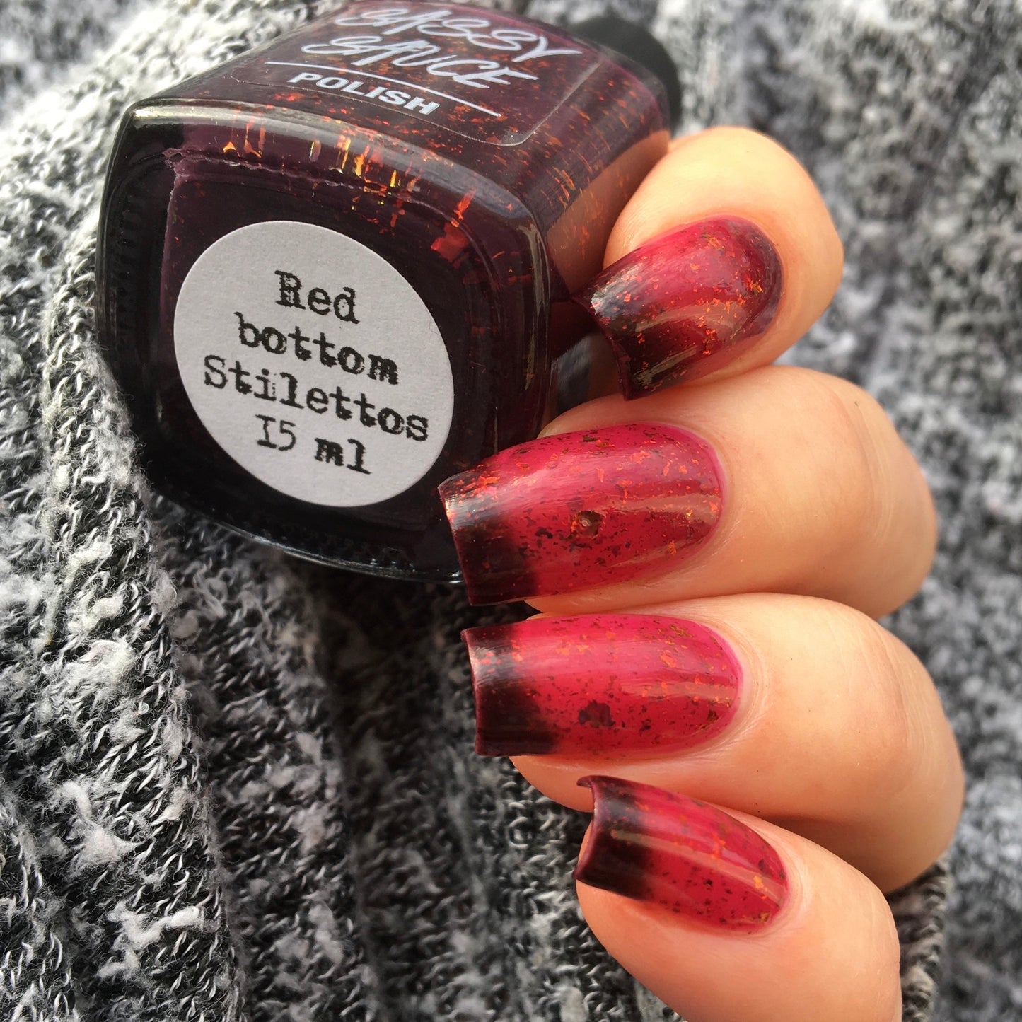 Red Bottom Stilettos - Sassy Sauce Polish