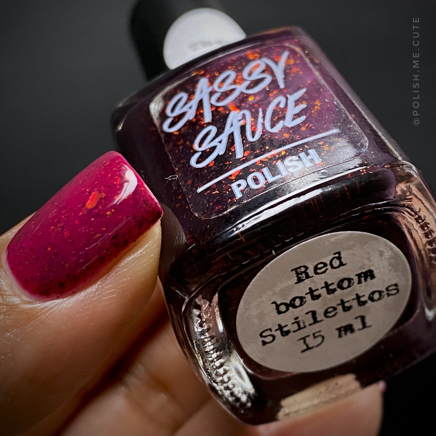 Red Bottom Stilettos - Sassy Sauce Polish